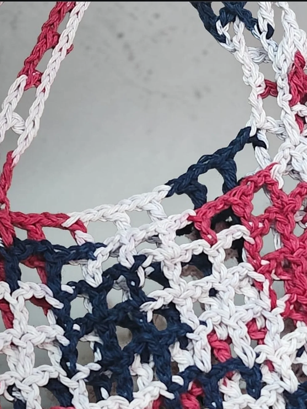Crochet Patroitic Market Bag  and Star Tumbler New - Picture 5 of 6